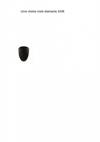 Urne diamant